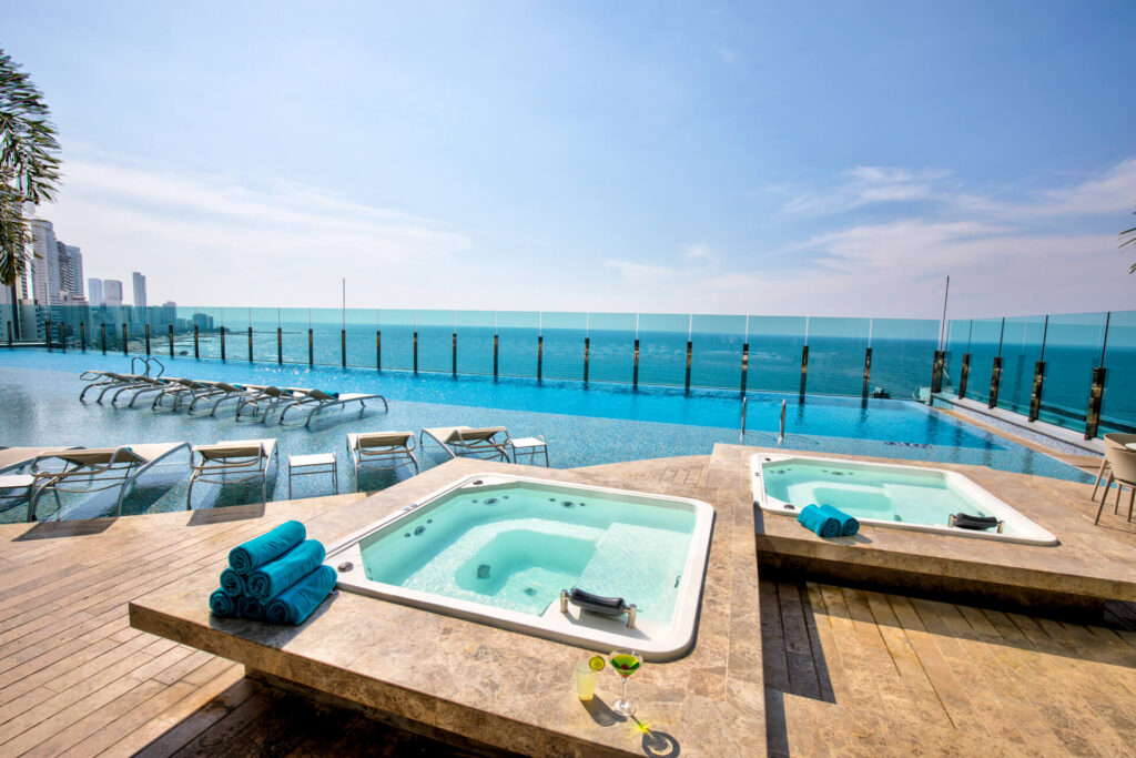 Jacuzzis frente al mar